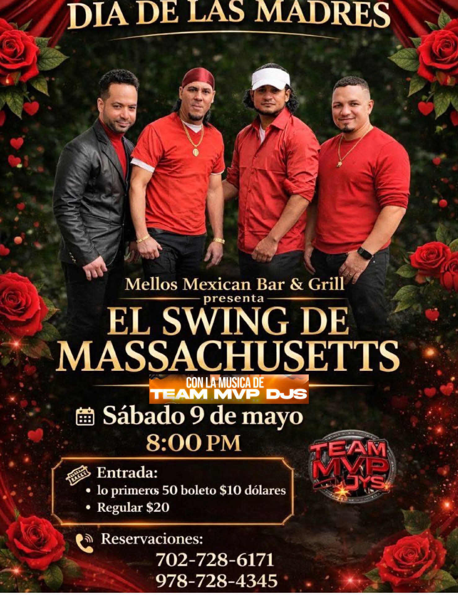 El Swing de Massachusetts at Mellos Mexican Bar & Grill Leominster MA